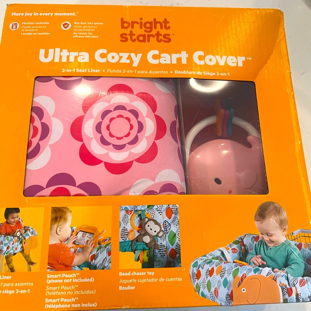 Cart and high chair cover - bright stars